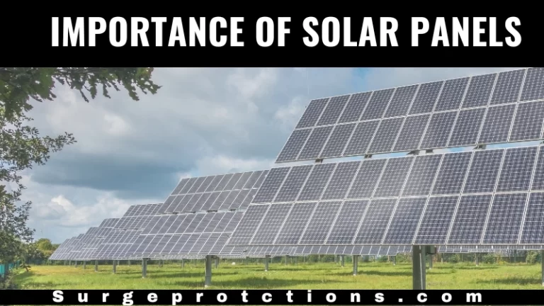 Solar Panels importance